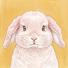 ふわふわうさぎ