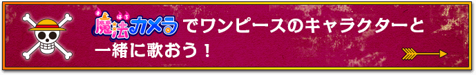 魔法カメラでワンピースのキャラクターと一緒に歌おう！