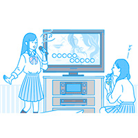 好きな背景映像でカラオケを歌いたい その1 スマホでムービー送信 キョクナビアプリ Joysound Com