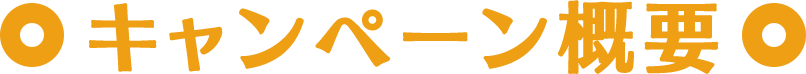 キャンペーン概要